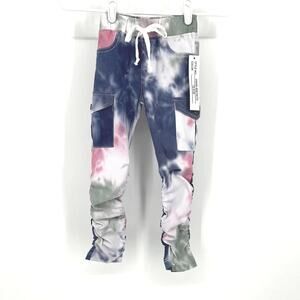 Like an Angel Girl's Tie Dye Jeggings/Leggings in Pink/Blue Size 6